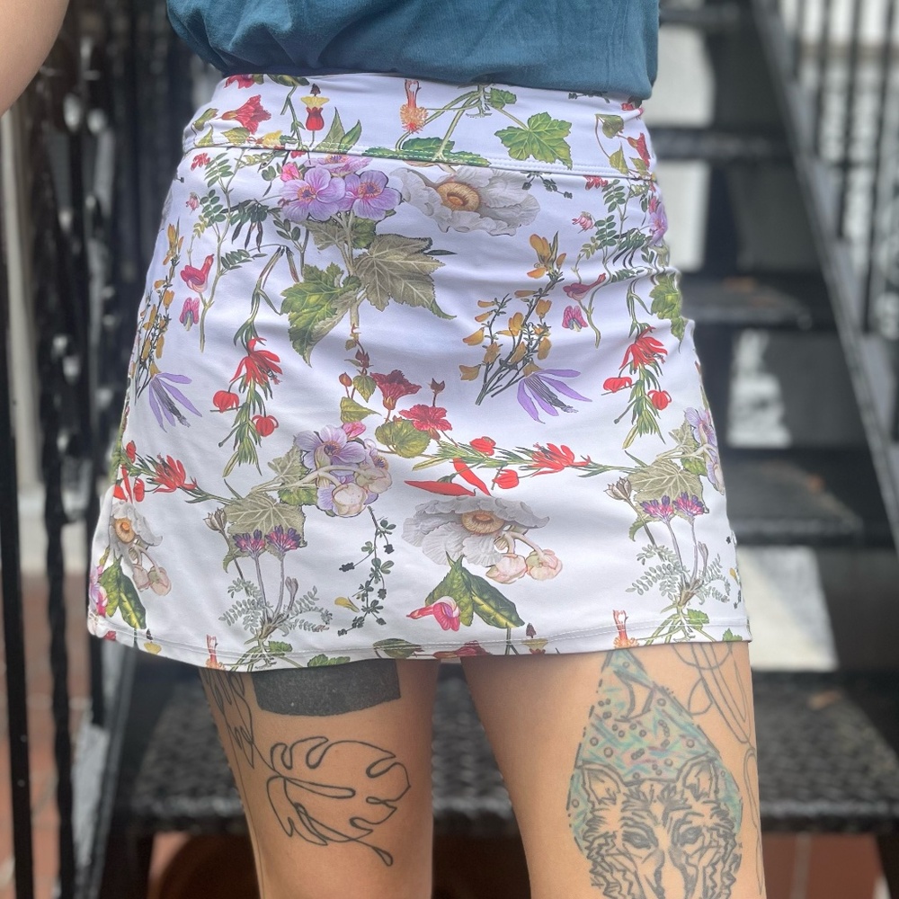 Foray Golf Boucle Print Skirt